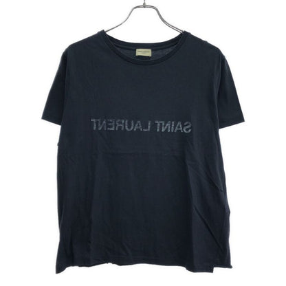 Saint Laurent Paris 23ss Reverse Logo T-Shirt 663278 Navy L