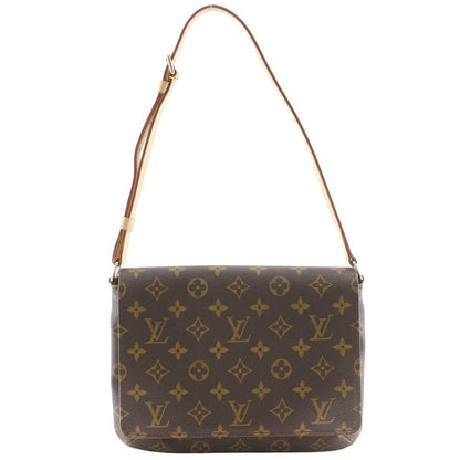 Louis Vuitton Musette Tango Short Shoulder Monogram Canvas Brown