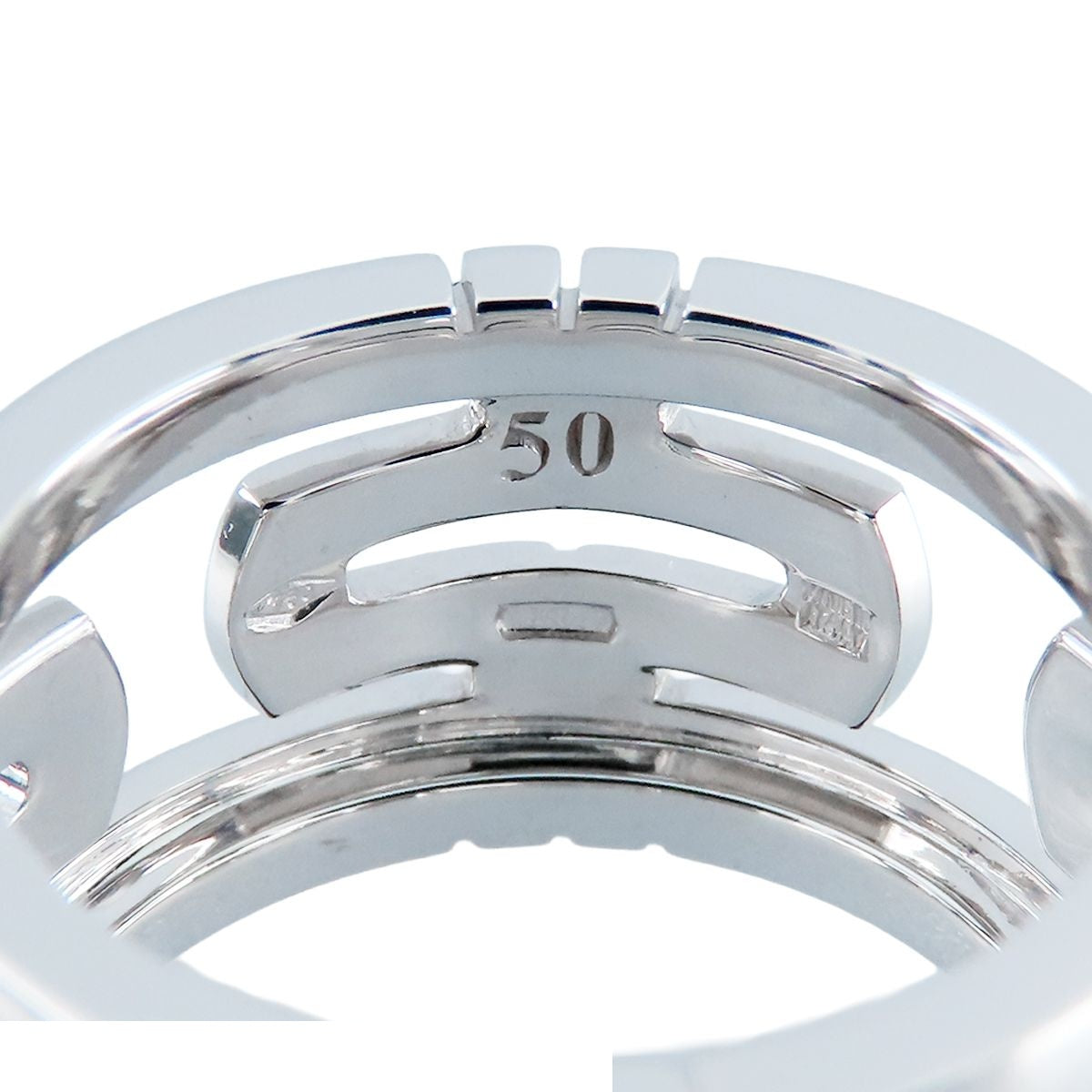 Bvlgari Parentesi Ring White Gold 18k Open Work — view 6