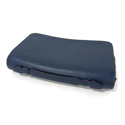 Louis Vuitton Wallet Zippy XL Blue Marine Taiga Round — view 3