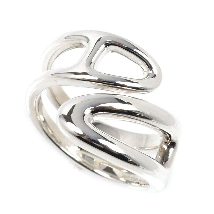 Hermes Chaine D'ancre Punk Ring