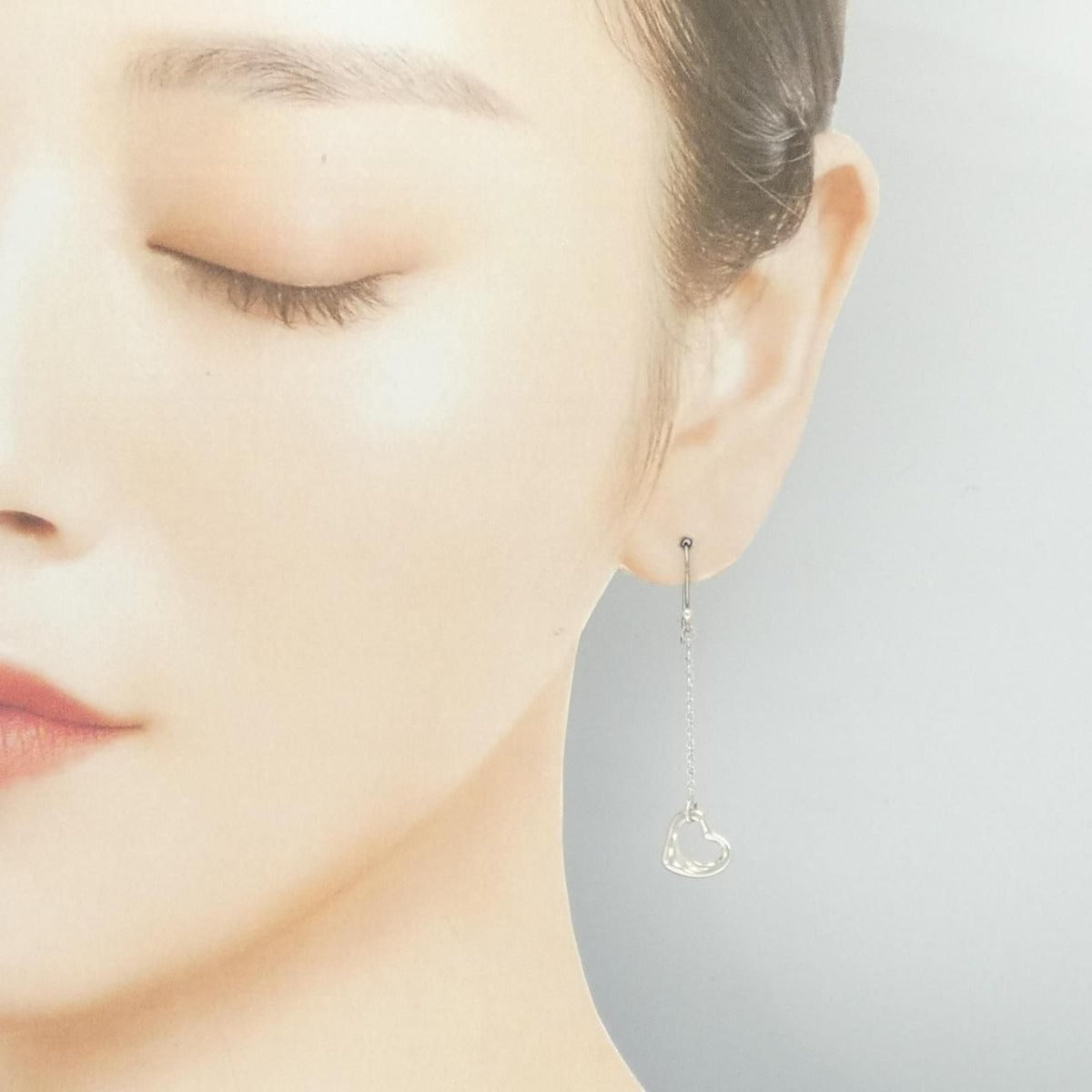 Tiffany & Co Open Heart Drop Earrings — view 4