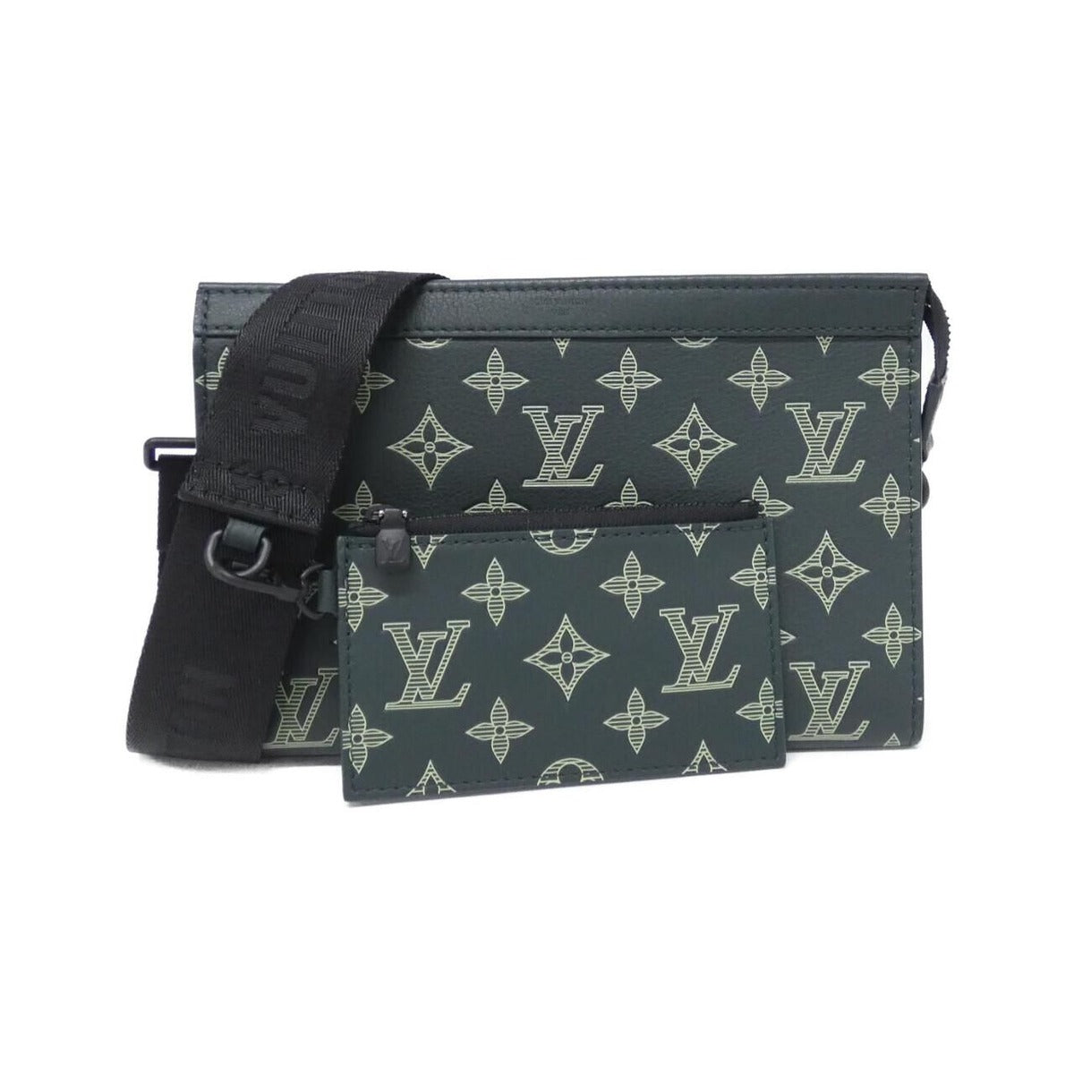 Louis Vuitton Monogram Shadow Gaston Wearable Wallet Shoulder Bag