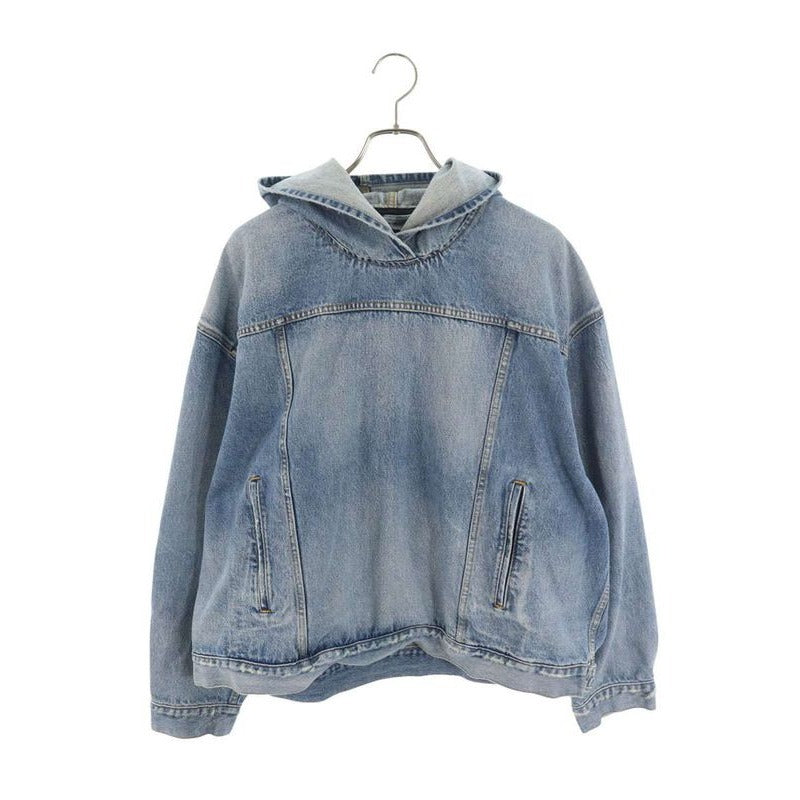 Balenciaga 719313 Tnw01 Denim Anorak Blouson Jacket Men's