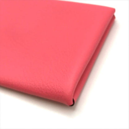Hermes Calva Coin Case Card Pink Leather