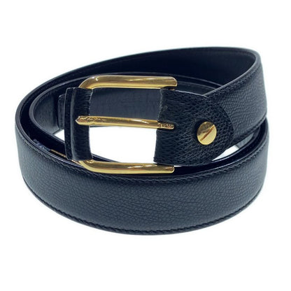 Celine Leather Belt Black