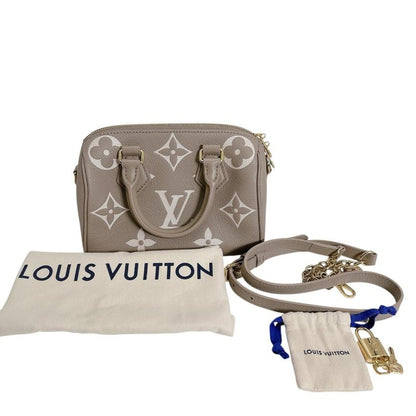 Louis Vuitton M46575 Monogram Empreinte Shoulder Bag Speedy ・bandrière 20