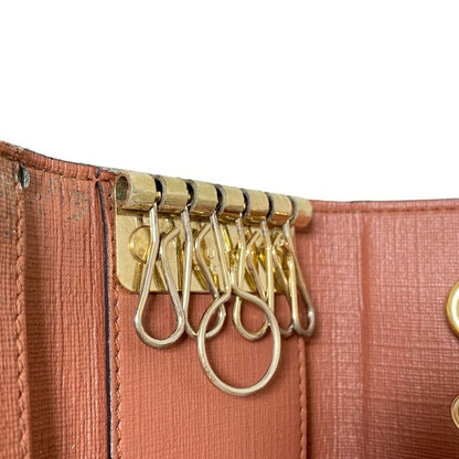 Gucci Key Case Ggearrings 212111 Dark Gray X Black X Multi 6 Hooks