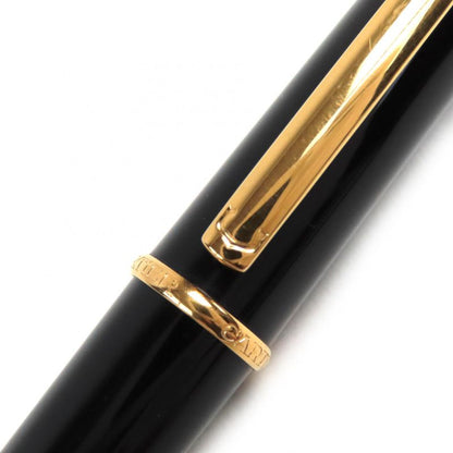 Cartier Diabolo De Cartier Blue Gemstone Twist Ballpoint Pen Black Gold Men's