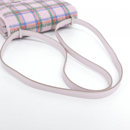 Hermes Tartan Constance 3 Mini Shoulder Bag Mauve Pale — view 4