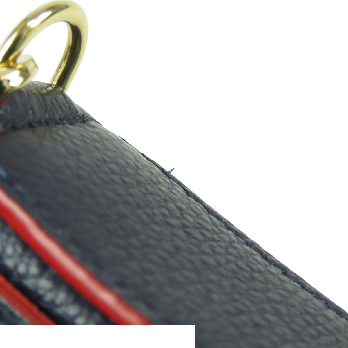 Louis Vuitton Pochette Felicie Marine Rouge Monogram Empreinte Wallet Chain — view 7