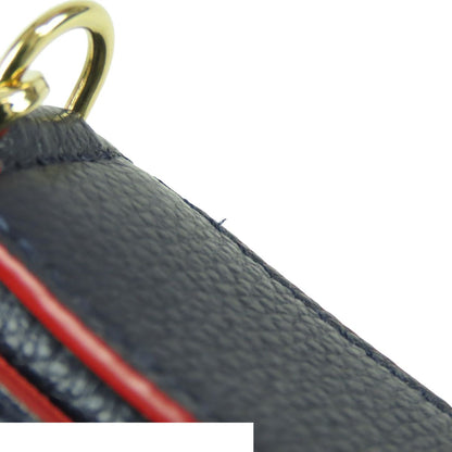 Louis Vuitton Pochette Felicie Marine Rouge Monogram Empreinte Wallet Chain — view 7