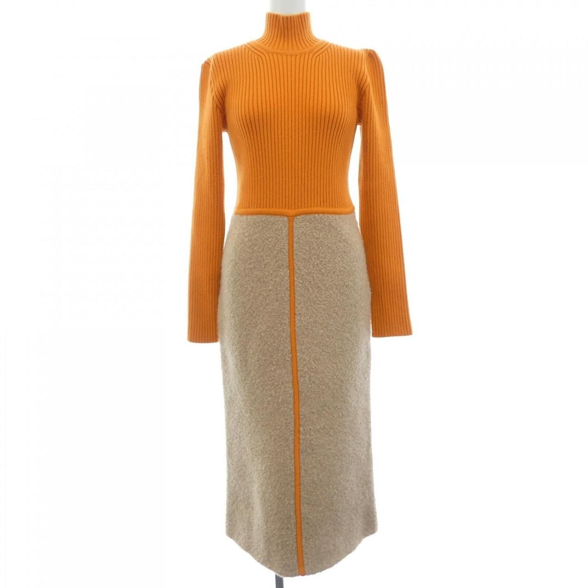 Hermes Dress Cashmere Beige