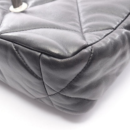 Chanel Shoulder Bag 19 D'isneuf Quilted Black Leather — view 7