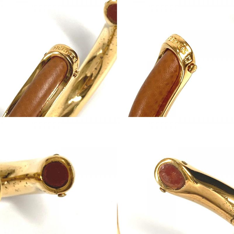 Hermes Bangle Metal Brown