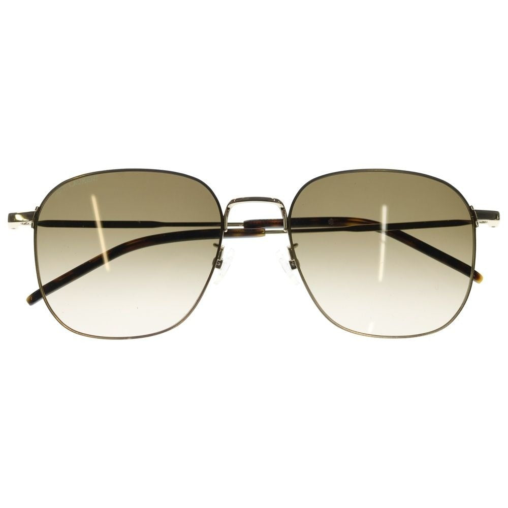 Saint Laurent Paris Asian Fit Square Frame Sunglasses Brown