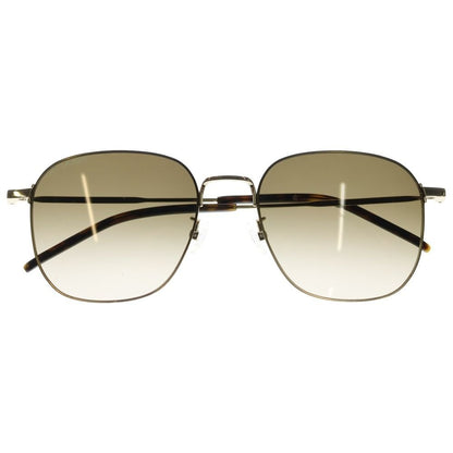 Saint Laurent Paris Asian Fit Square Frame Sunglasses Brown