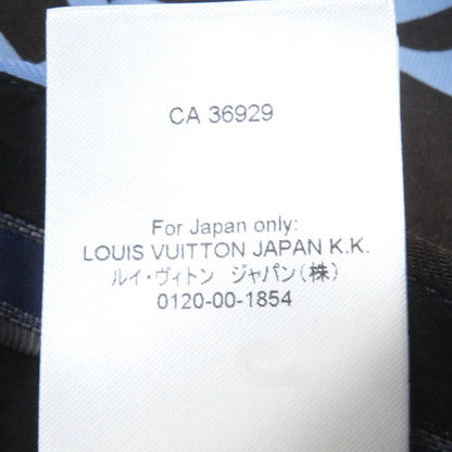 Louis Vuitton 22SS 100% Wool Monogram Flower Pleated Shorts Light Blue 38 Made