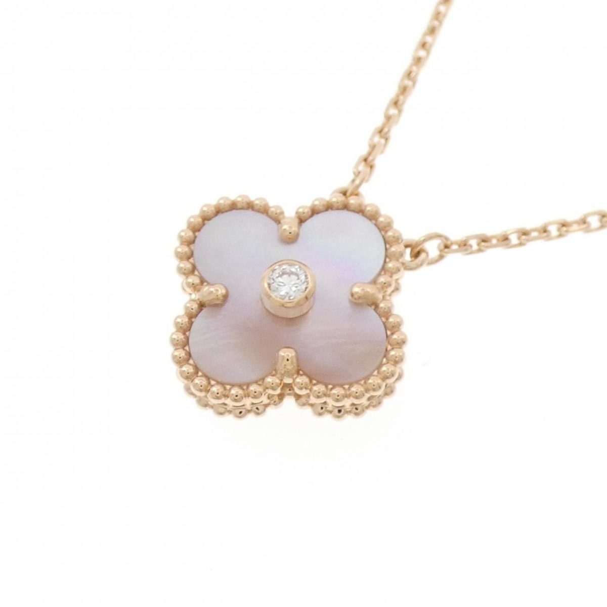 Van Cleef & Arpels Vintage Alhambra Necklace — view 3