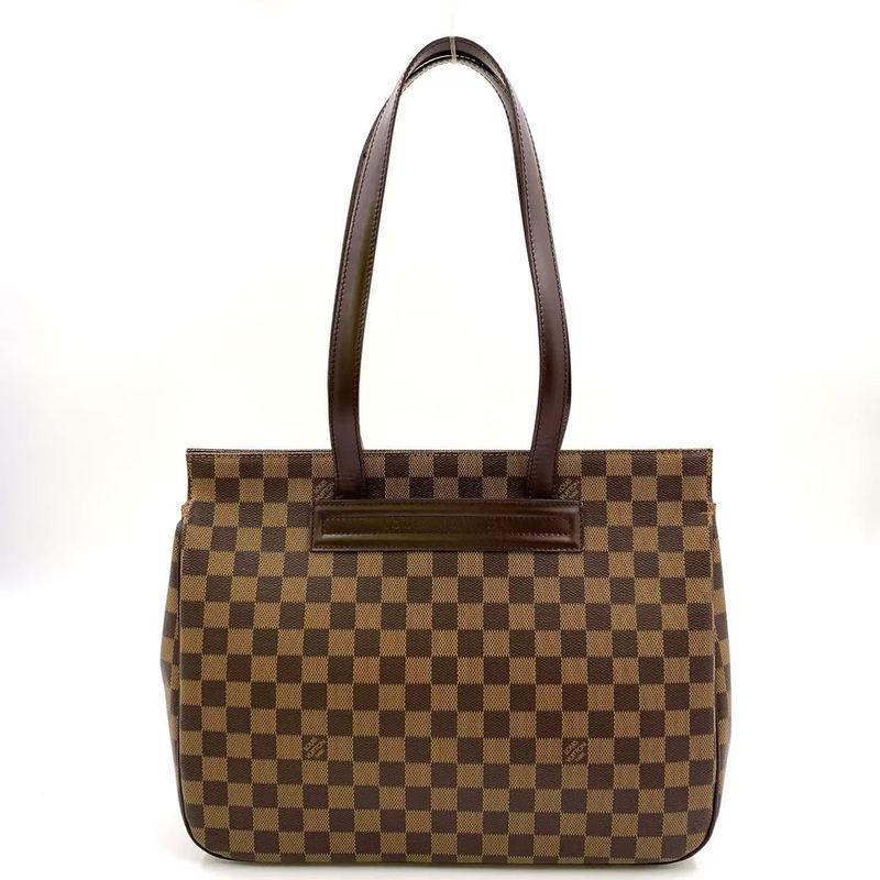 Louis Vuitton Paris Ori PM Damier Ebene Damier Ebene Leather × PVC Brown Tote