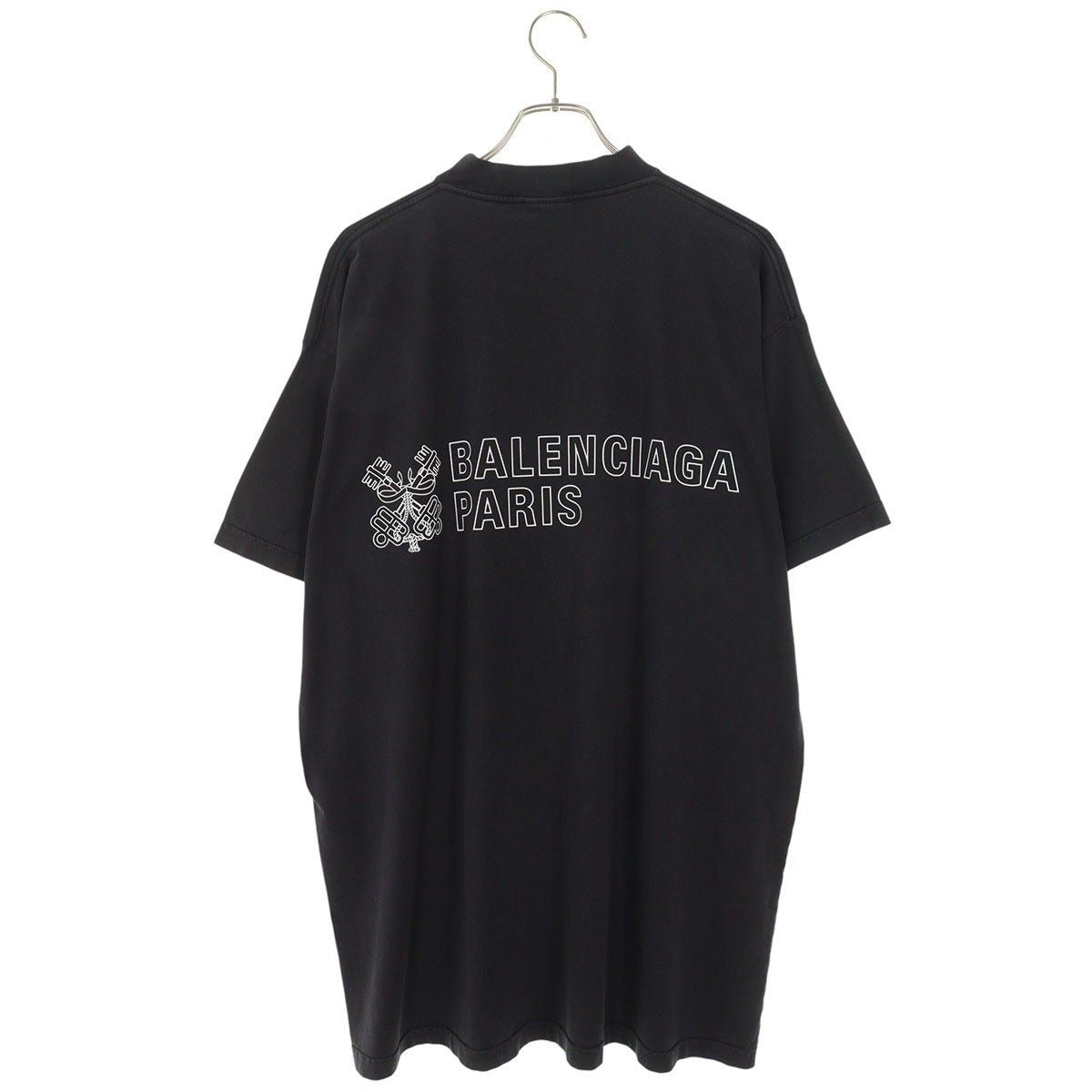 Balenciaga Logo Print T-Shirt 1 Black Tone — view 2