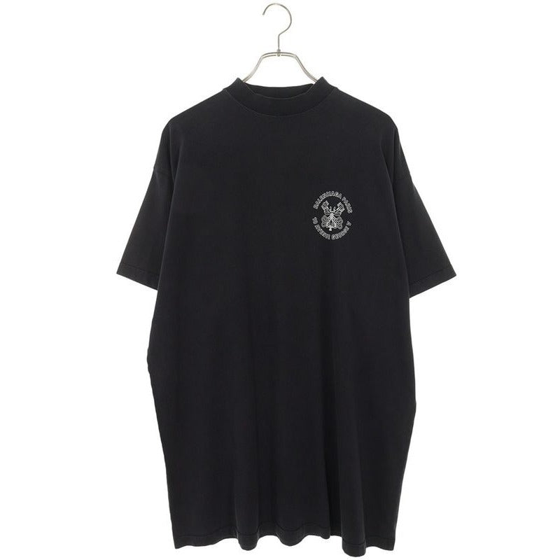 Balenciaga Logo Print T-Shirt 1 Black Tone