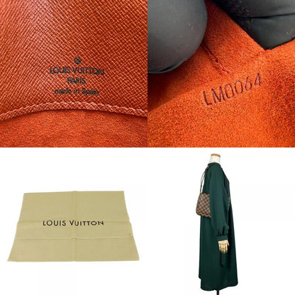 Louis Vuitton Shoulder Bag Musette Tango N51255 Damier Canvas Ebène Brown Gold