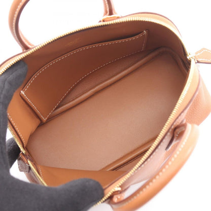 Hermes Handbag Bolide Mini Gold Leather — view 3