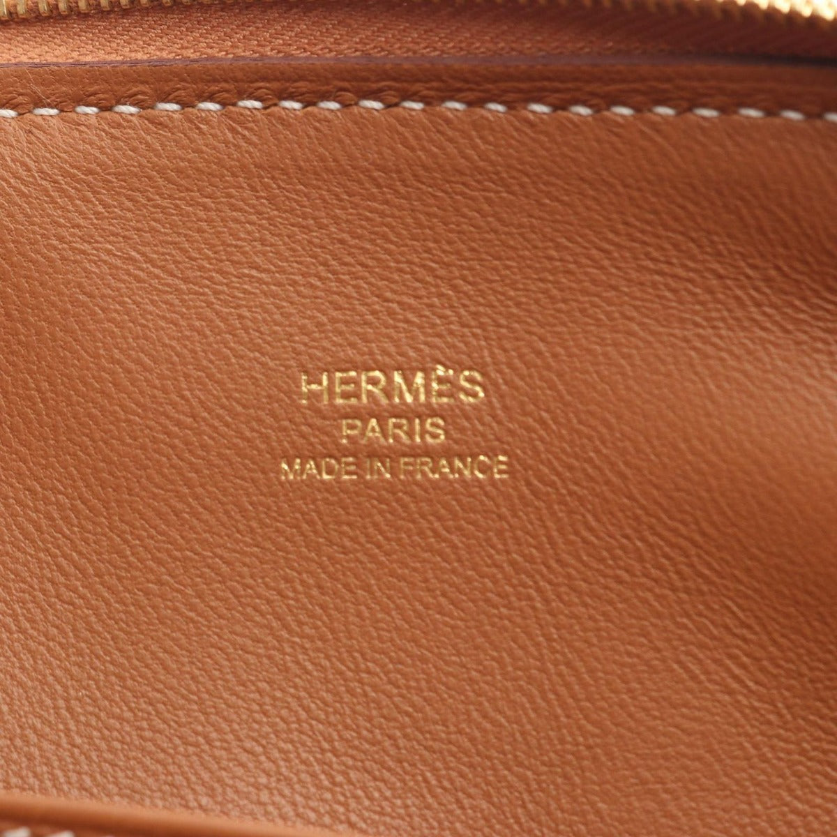 Hermes Handbag Bolide Mini Gold Leather — view 4