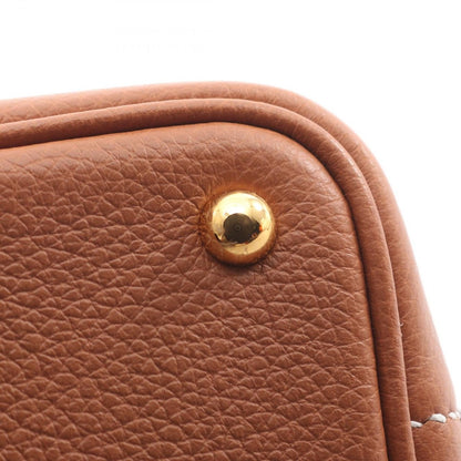 Hermes Handbag Bolide Mini Gold Leather — view 6