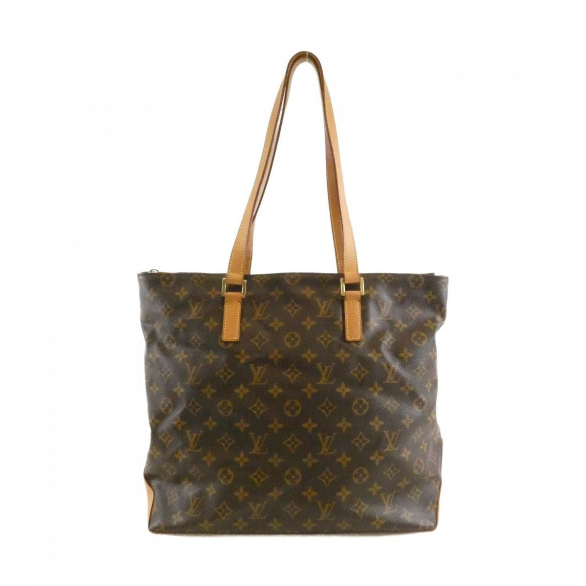 Louis Vuitton Monogram Cabas Mezzo Bag Brown Marron