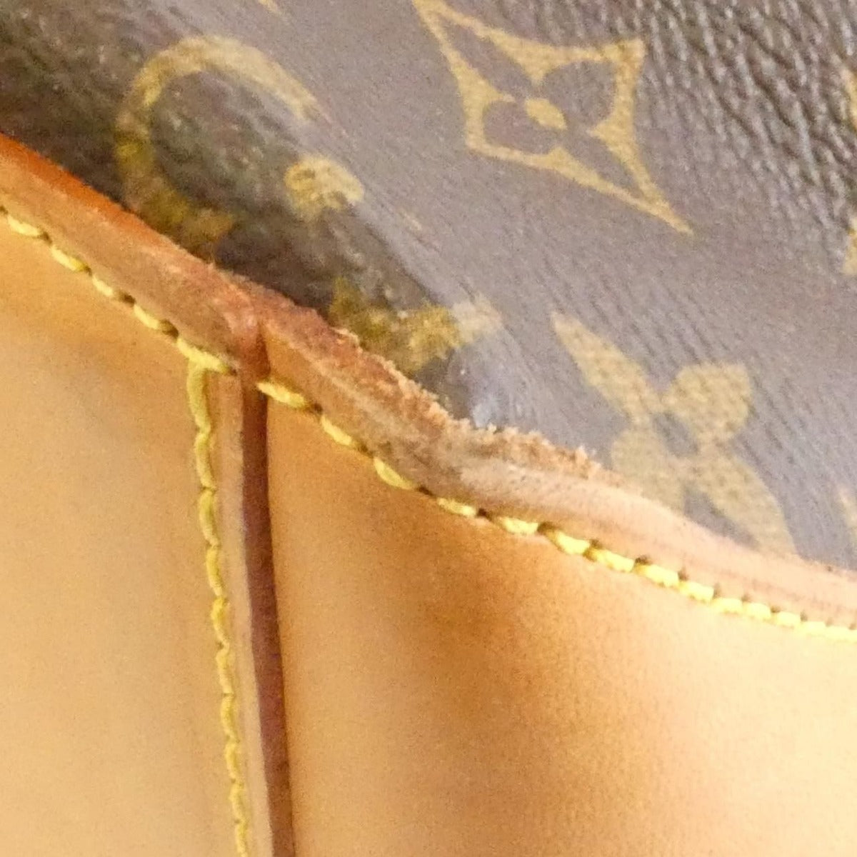 Louis Vuitton Monogram Cabas Mezzo Bag Brown Marron — view 4