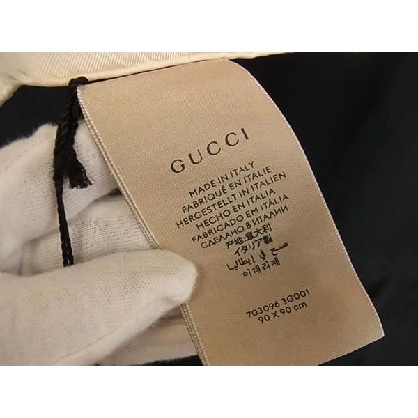 Gucci Silk Large Scarf Shawl Pink Multicolor — view 6