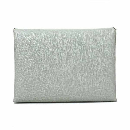 Hermes Calvi Duo Card Case Coin Business Holder Chevre