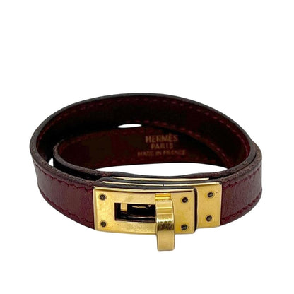 Hermes Bracelet Kelly Double Tour Bordeaux