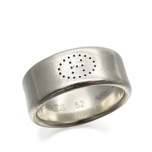 Hermes Ring - Evelyn 52 Silver 925 Approx 7.9g Silver Approx #11.5 Accessories