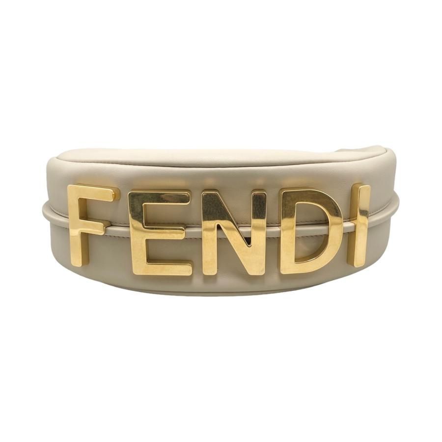 Fendi Handbag Graffi Small Bag 8br798 A5DY F1jct Dove Greyleather Glazed