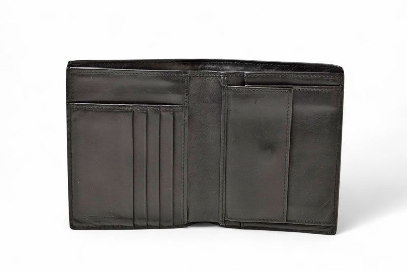 Bottega Veneta Wallet Bottega Veneta Fold Wallet Intrecciato Black 169731