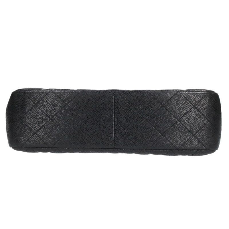 Chanel A28600 Deca Matelasse 30 Caviar Skin Single Flap Shoulder Bag Women 30
