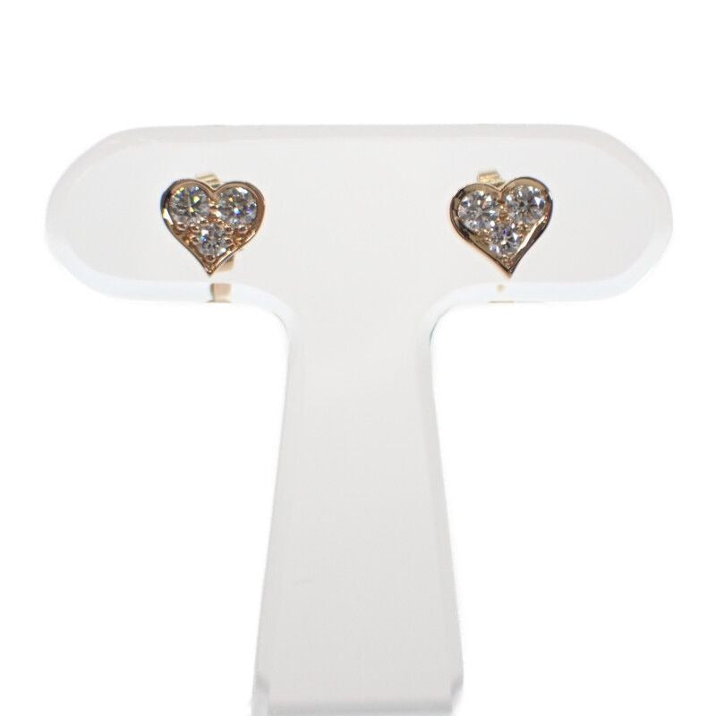 Tiffany & Co Heart Earrings 18K Pink