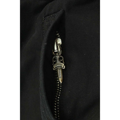 Chrome Hearts Cherry Bomb Cross Ball Button Military Jacket Black — view 3