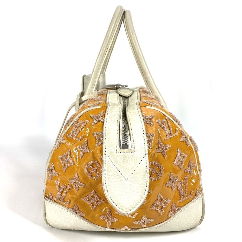 Louis Vuitton Shoulder Bag Speedy Round M40704 Enamel/leather Rose Pink