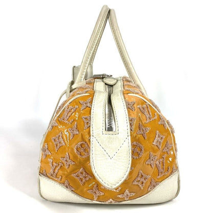 Louis Vuitton Shoulder Bag Speedy Round M40704 Enamel/leather Rose Pink