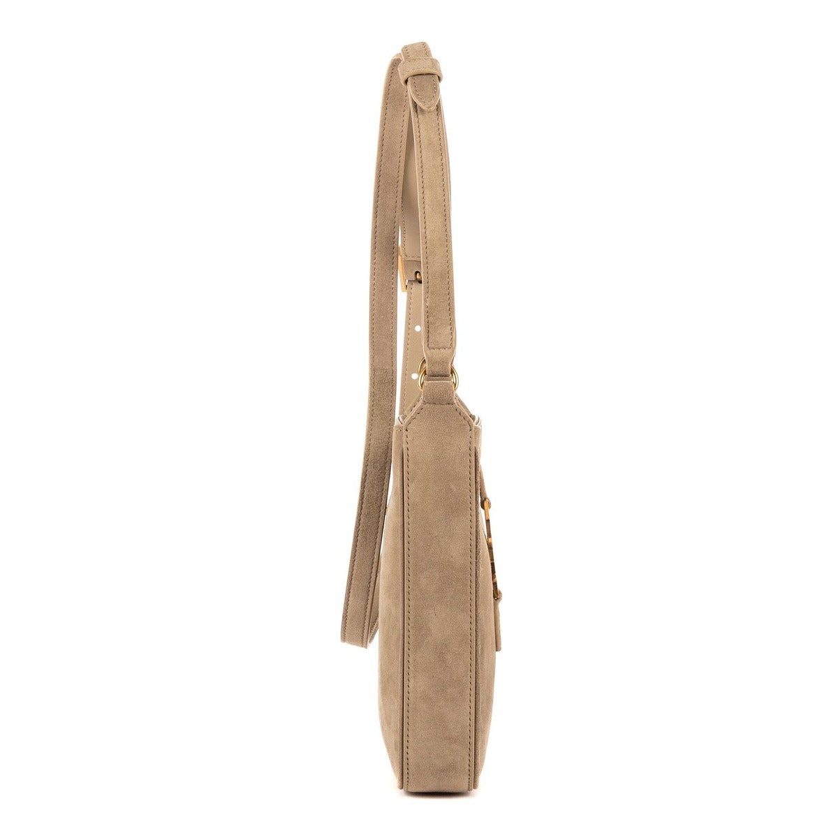 Saint Laurent Yves 5 7 Mini Vertical Grey Beige — view 4