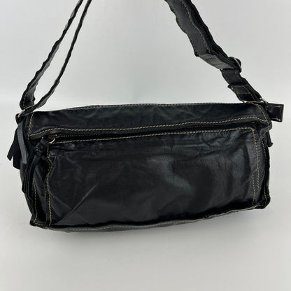 Miu Miu Shoulder Bag Black Leather Vintage — view 3