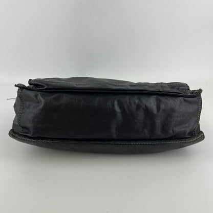 Miu Miu Shoulder Bag Black Leather Vintage — view 8
