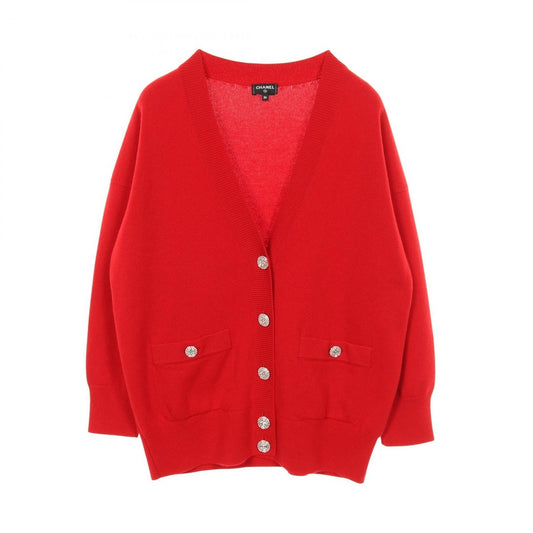 Chanel Cardigan CC Logo Visual Button 23C Cashmere