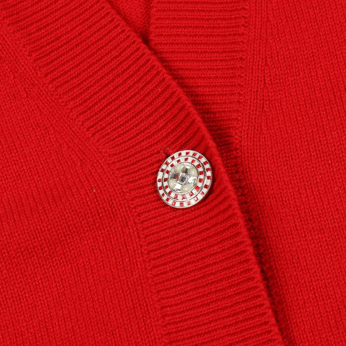 Chanel Cardigan CC Logo Visual Button 23C Cashmere — view 6