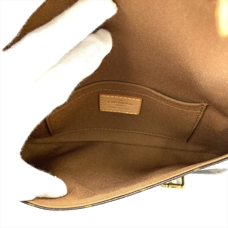 Louis Vuitton Pochette Marel Shoulder Bag Monogram Canvas M51159 Brown Gold