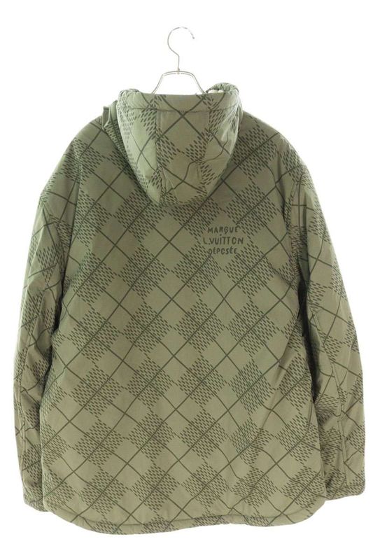 Louis Vuitton 25SS Rm251mm (9.88in) RIZ Hsb01w Reversible Nylon Fleece Blouson